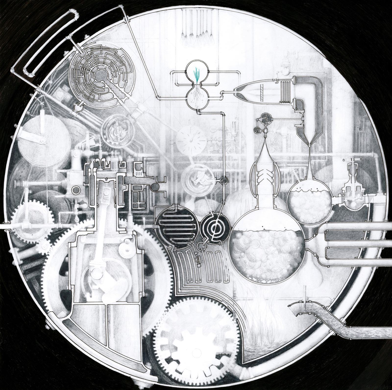 spherical plant vessel