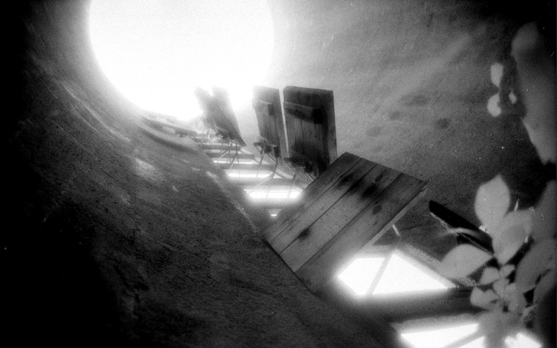 One View from Inside a Grain Silo, 2005